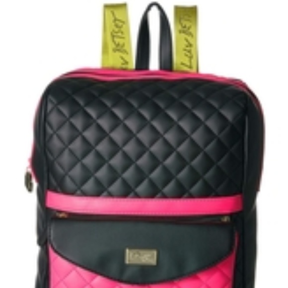 Betsey Johnson Neon Two Piece Cross Body Back Pack main image 5